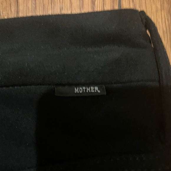 MOTHER High Waisted Looker in Tricks Of The Trade--black faux suede in size 26 - Picture 6 of 6